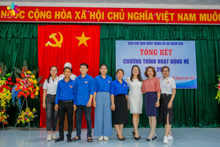 BAN CHỈ ĐẠO HOẠT ĐỘNG HÈ XÃ NHƠN HỘI LỄ TỔNG KẾT CHƯƠNG TRÌNH HOẠT ĐỘNG HÈ NĂM 2022